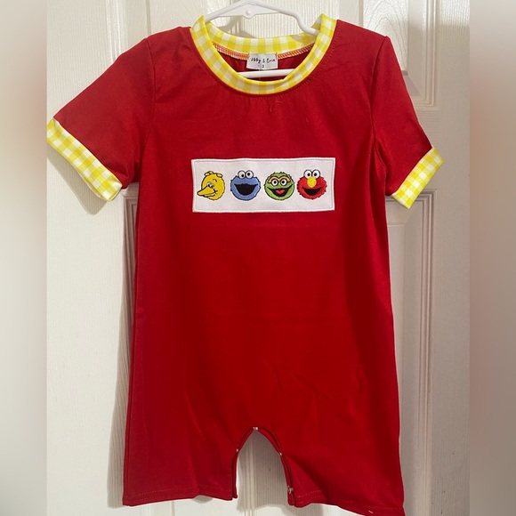 NWT Sesame Street Romper - Picture 1 of 10